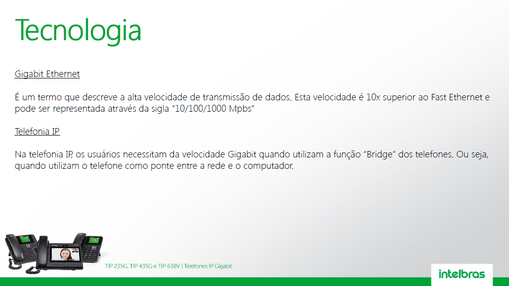 Telefones IP Intelbras – Gigabit