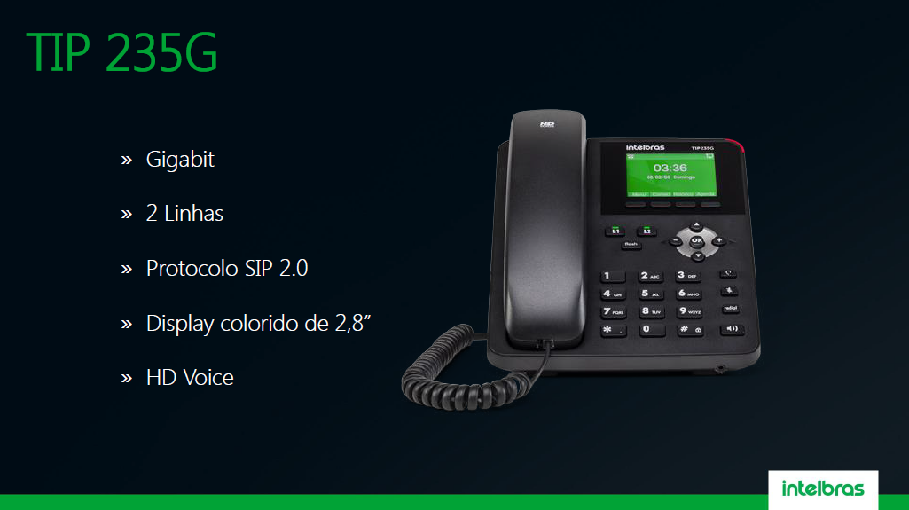 Telefones IP Intelbras – Gigabit